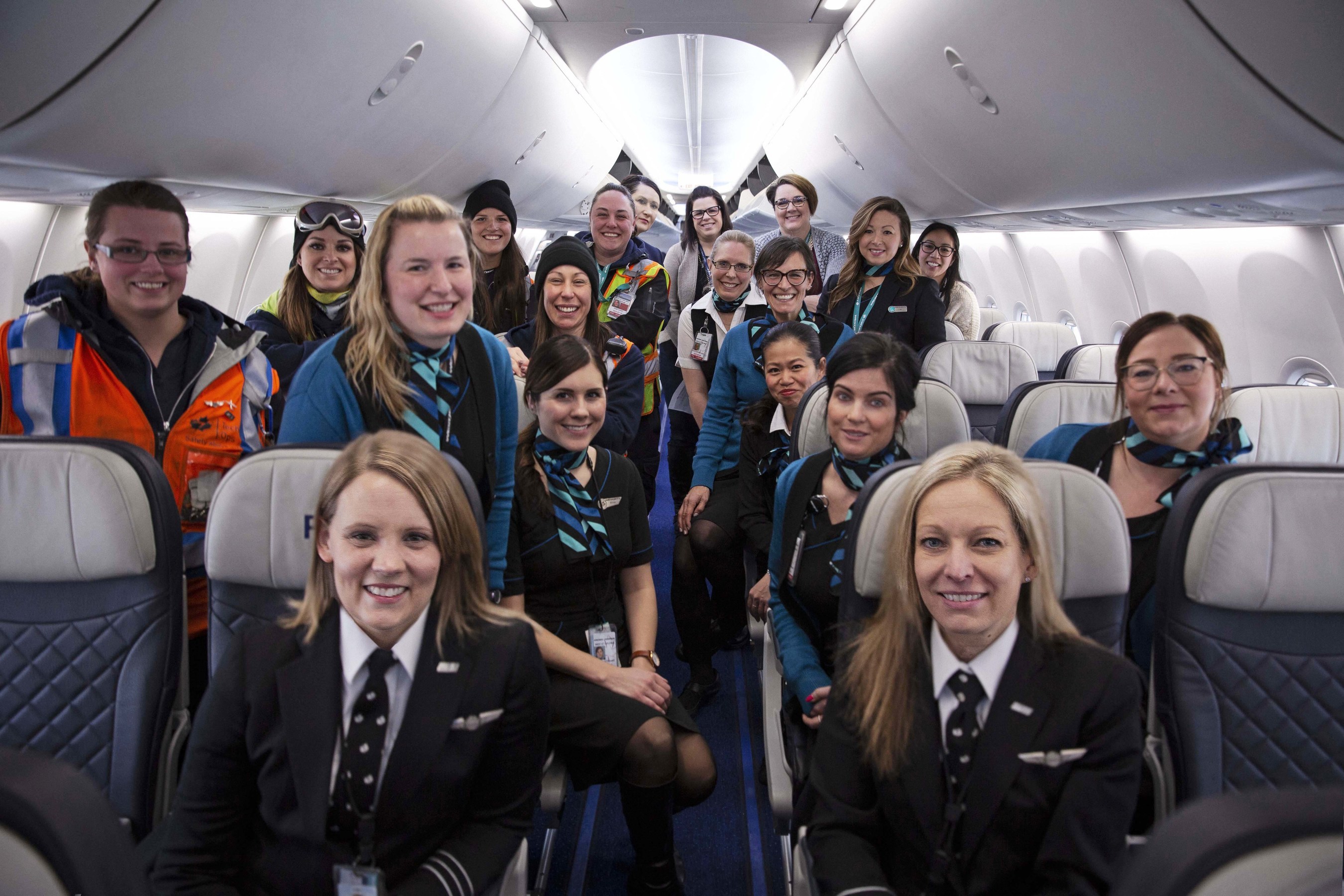 Westjet Celebrates International Women S Day With All Female Flight And