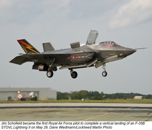 Pilot Completes First F-35 Vertical Landing For Royal Air Force - Skies Mag