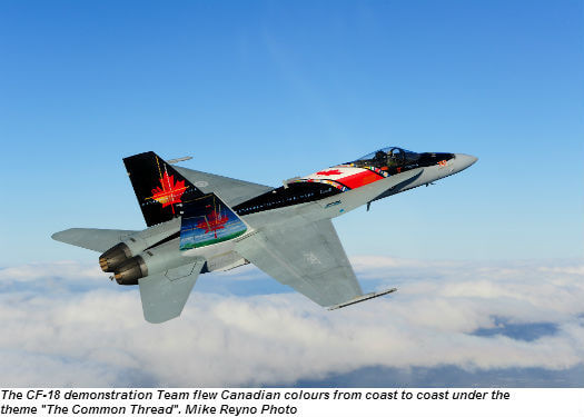 CF-18 Demo Team flies Canadian colours across Americas - Skies Mag