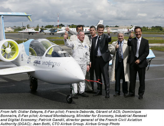 Electric E-Fan Aircraft Demonstrates Airborne E-Mobility - Skies Mag