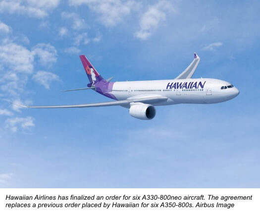 Hawaiian Airlines finalizes A330-800neo order - Skies Mag