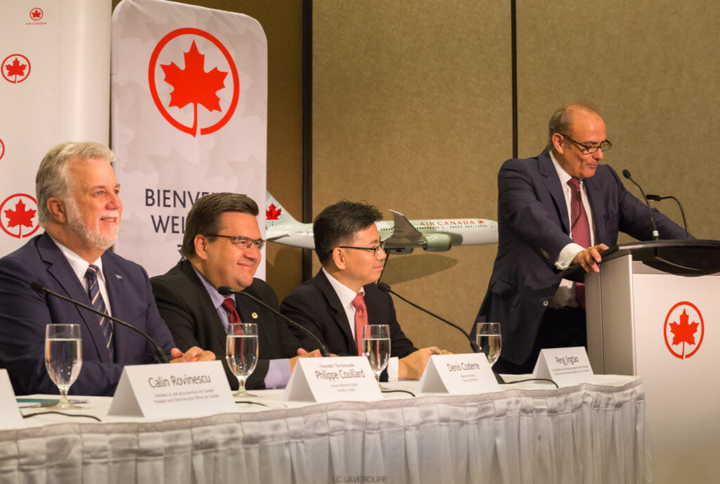 Air Canada president Calin Rovinsecu/members of Parliament