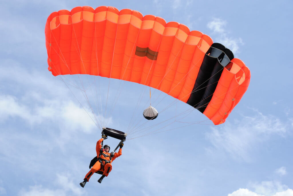 It took the Boxtop 22 publicity to finally open the government purse strings to buy modern rectangular parachutes. 
