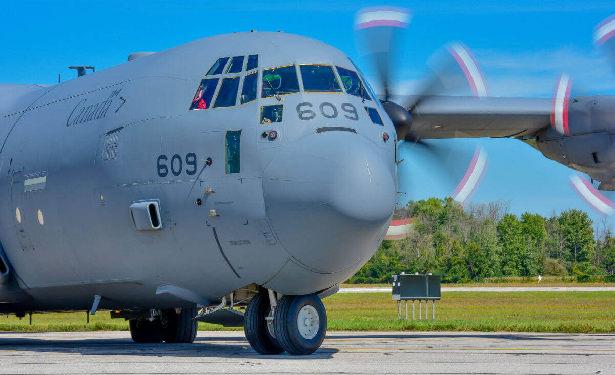 Rcaf Marks Completion Of Major Upgrade On Cc 130j Hercules Skies Mag