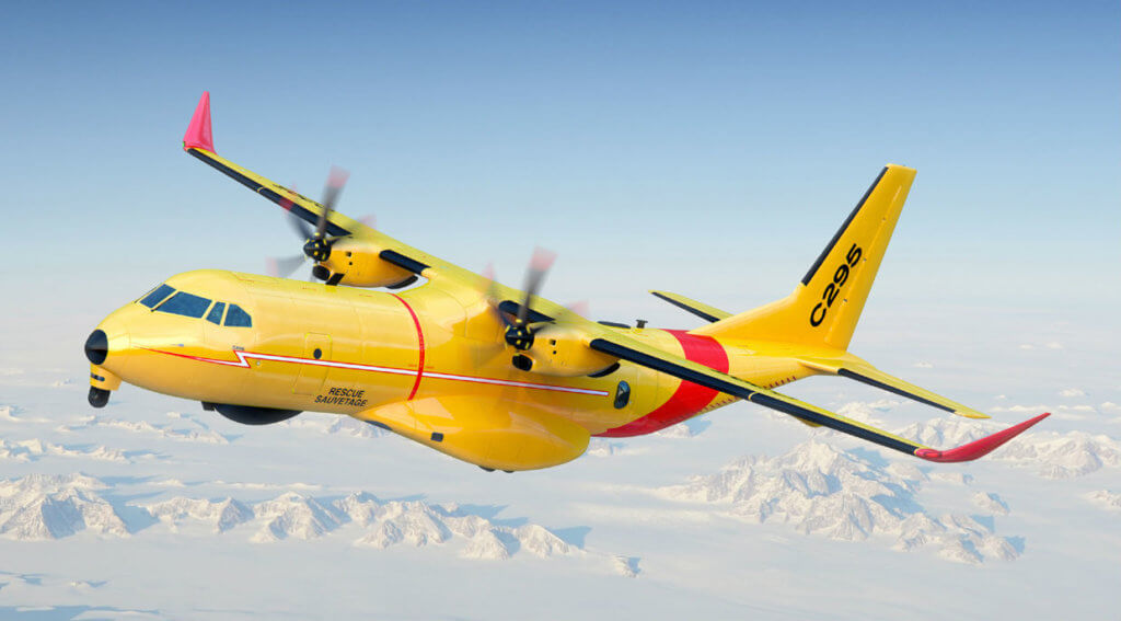 The C295W features two Pratt & Whitney Canada PW127G turboprop engines, a Lockheed Martin mission system, and an L-3 Wescam advanced electro-optical/infrared turret system. Airbus Photo