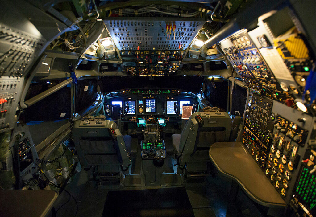 Boeing crews have updated the cockpit and avionics systems of NATO's AWACS aircraft, including five full-colour displays that provide crewmembers with customizable engine, navigation and radar data. Boeing Photo
