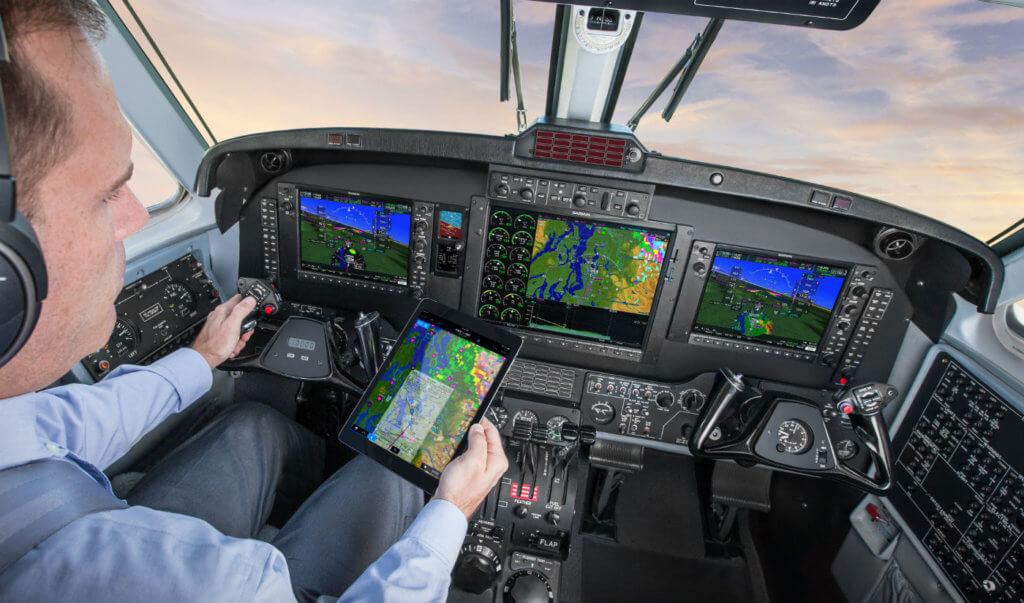 Deliveries for the G1000 NXi integrated flight deck in the King Air 200 are expected to begin in February 2017, and approval for the King Air 300/350 aircraft models is expected within the coming weeks. Garmin Photo