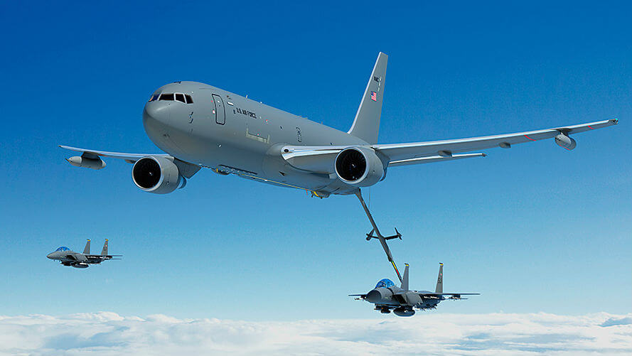 Boeing recently announced a US$2.1 billion award for 15 more air-to-air refuelling tankers as part of a low-rate initial production lot signed in August 2016, bringing the total LRIP production to 34 aircraft. Boeing Photo