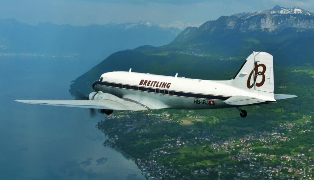 The Breitling Dc 3 Kicks Off Its Great World Tour Skies Mag