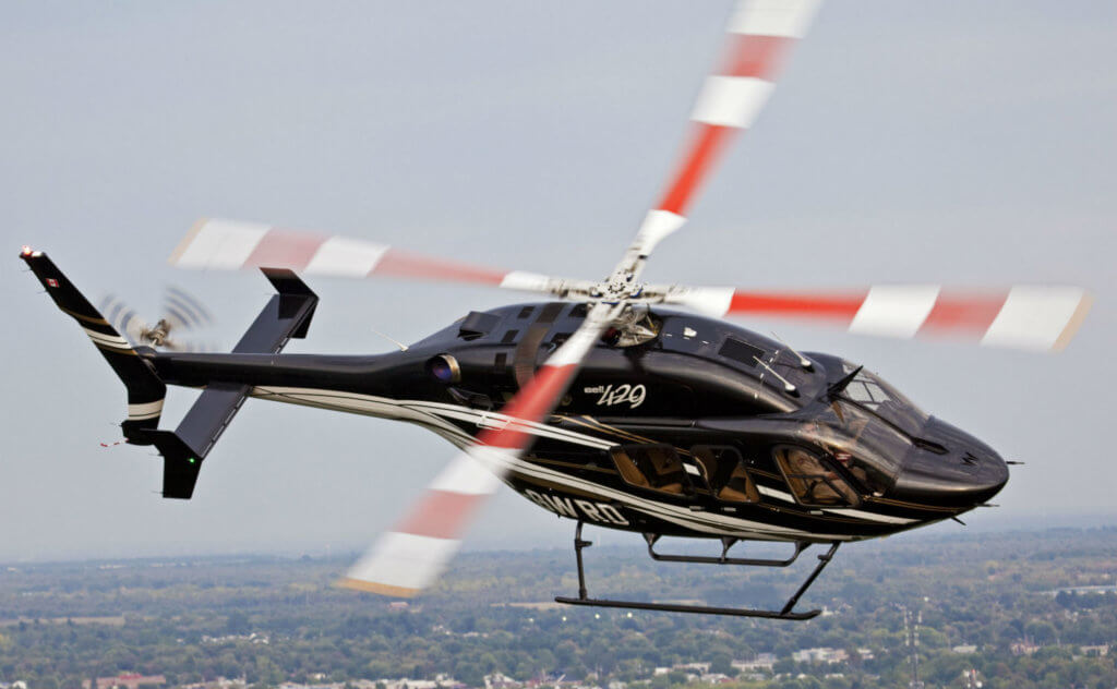 Bell 429 in flight