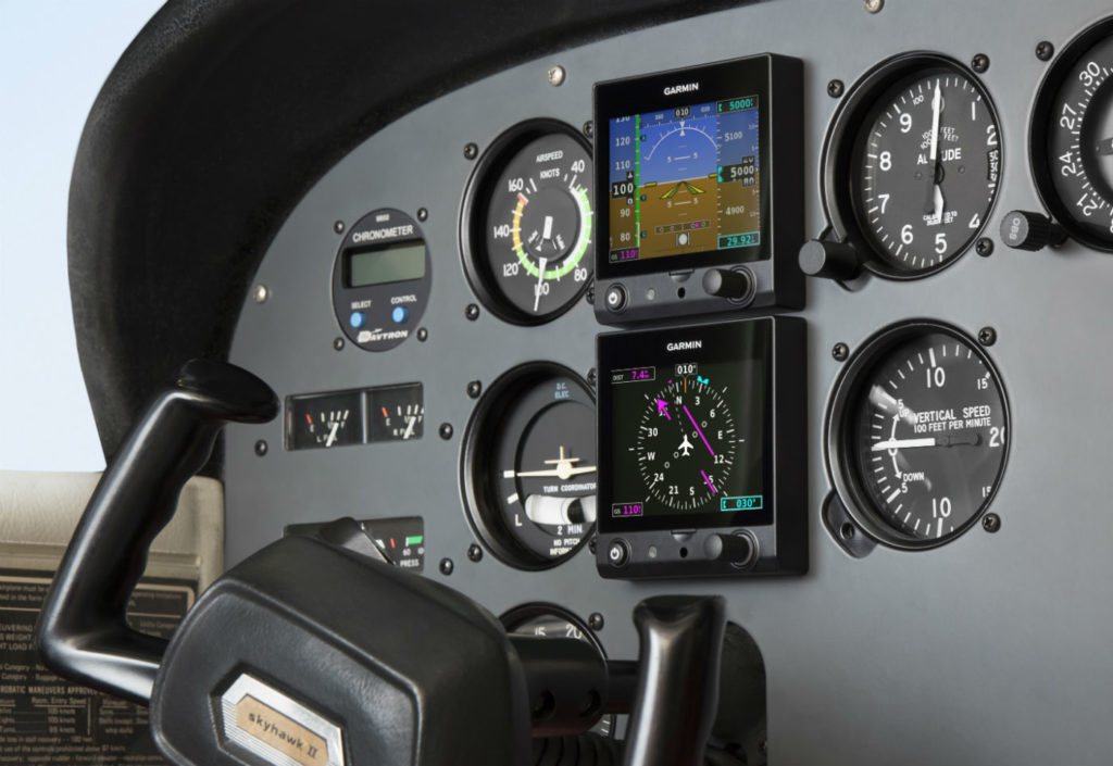 The G5 electronic flight instrument has received approval for installation as a replacement directional gyro or horizontal situation indicator in type-certificated fixed-wing general aviation aircraft. Garmin Photo