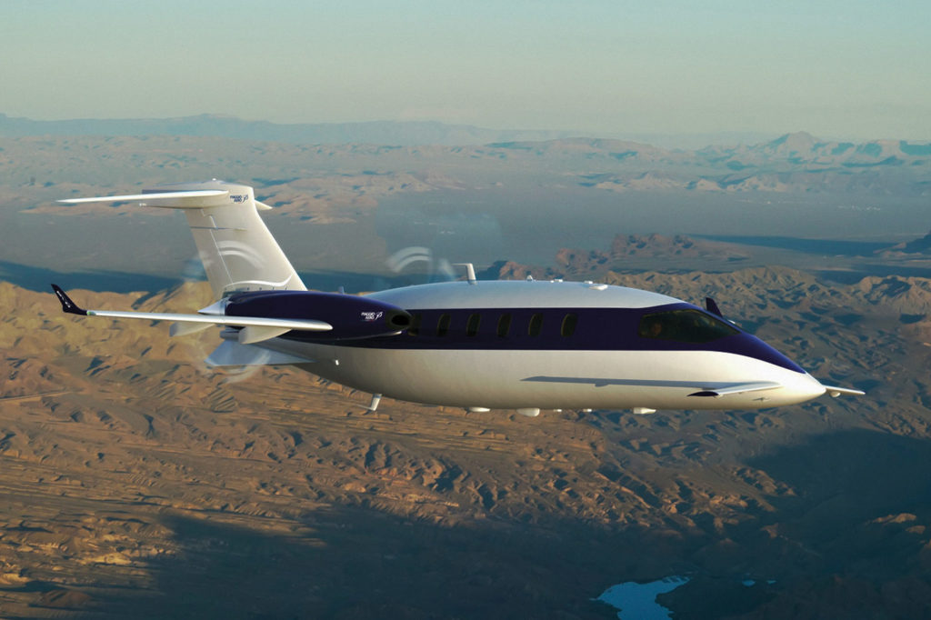 The instantly recognizable Piaggio Avanti EVO is the world's fastest twin turboprop, powered by two 
