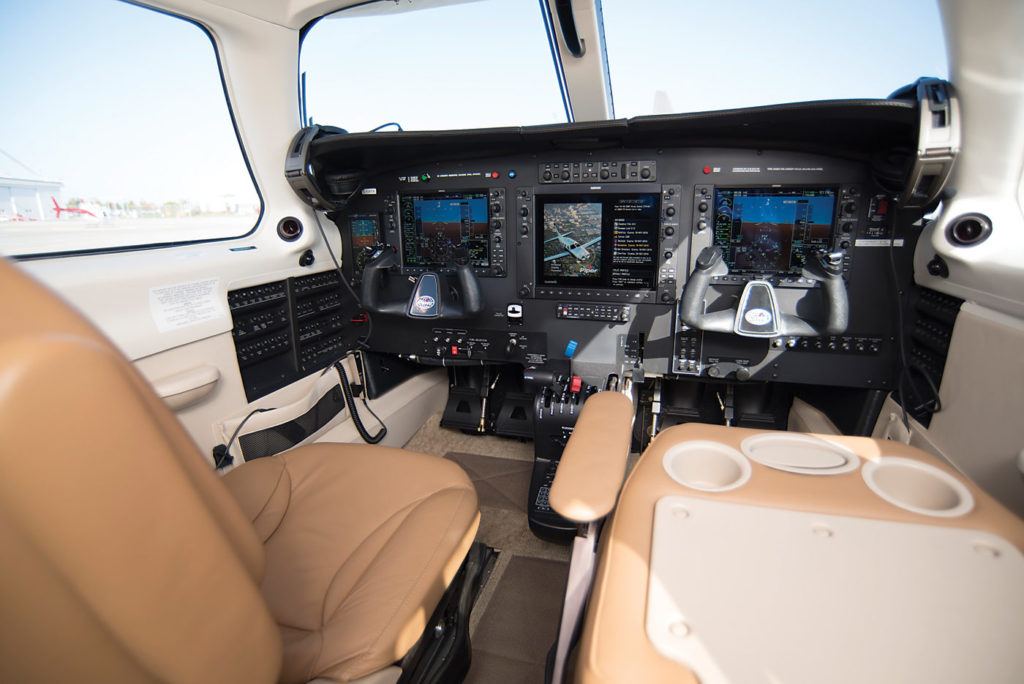 The Garmin G1000 avionics suite incorporates impressive flight envelope protection features.