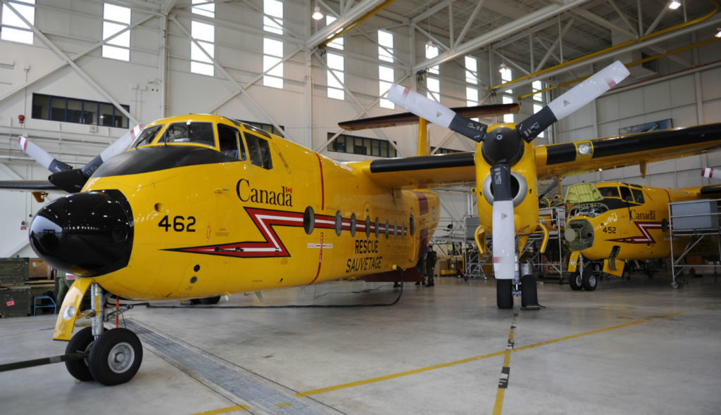 The first contract, valued at $21.8 million (including taxes), will help maintain the Royal Canadian Air Force's (RCAF's) CC-115 Buffalo search and rescue aircraft for a period of three years and includes the option to extend the contract for an additional year. Mike Reyno Photo