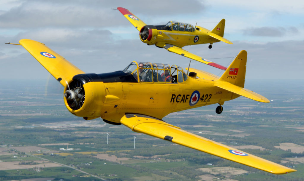One of NATA's main missions is teaching formation flying for aerial displays. Eric Dumigan Photo