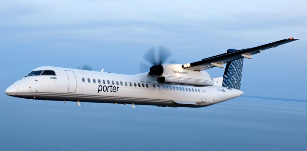 Porter Airlines grows Atlantic market with new service to Saint John. Porter Airlines Inc. Photo