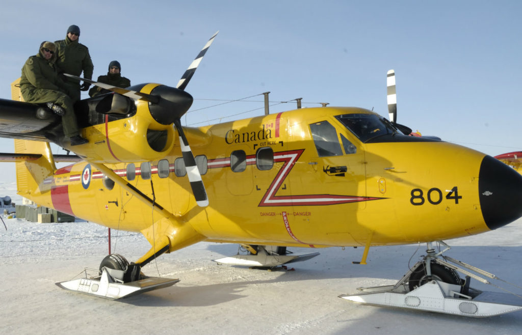 Among other notable Air Force commitments, the government highlight a project to replace the four CC-138 Twin Otter utility transport aircraft operated by 440 Transport Squadron out of Yellowknife. DND PHoto