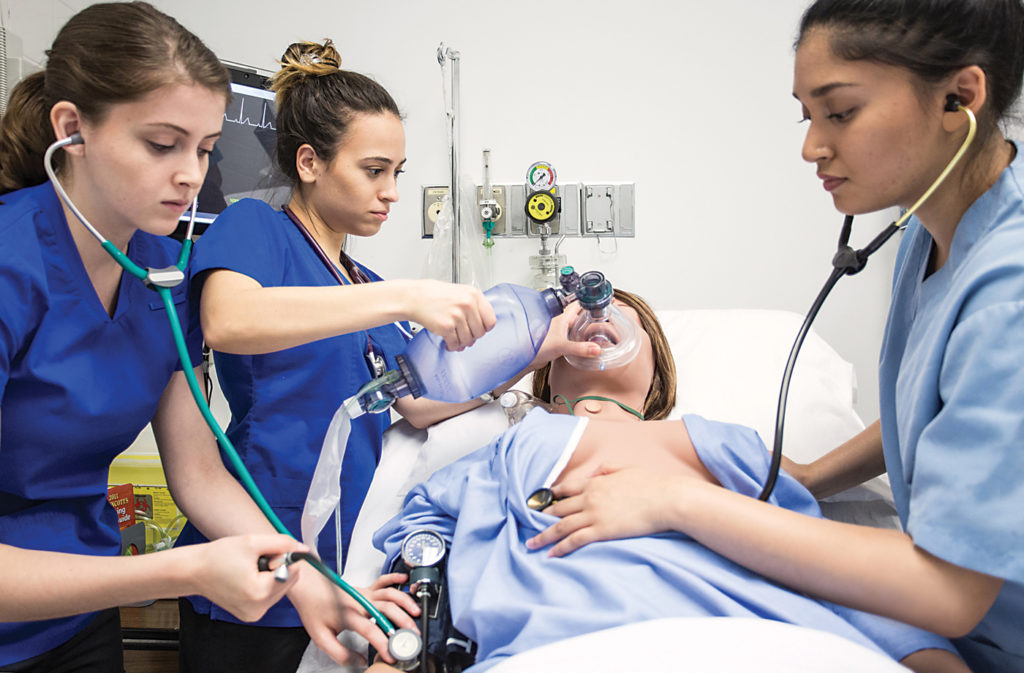 Moving into health care simulation, CAE developed the Juno mannequin for nursing clinical skills practice.