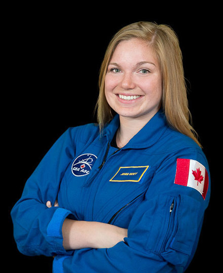 Born in Calgary, Alta., Dr. Jenni Sidey studied at McGill University in Montreal, Que., and at the University of Cambridge, U.K., where she was an engineer and lecturer until being recruited as an astronaut. Canadian Space Agency Photos
