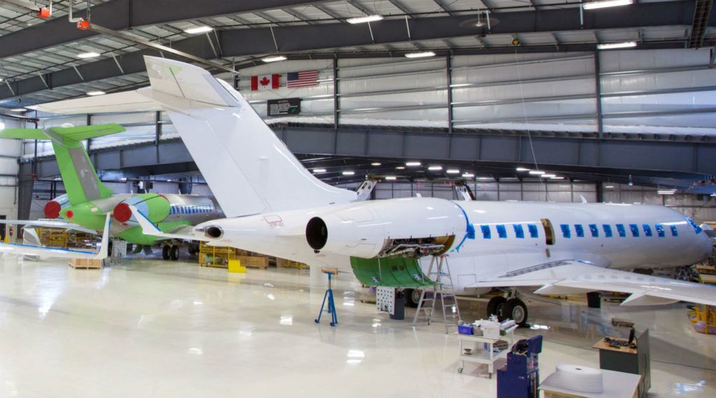 The connectivity upgrade is part of a wider Bombardier Global Express aircraft cabin refurbishment project, which is expected to be completed by the end of July. Flying Colours Photo