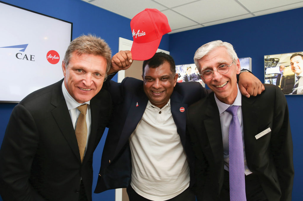 One of the successful examples from CAE's Innovation Challenges is the company's next-generation training, launched with AirAsia. Participants celebrated the program validation phase last fall.