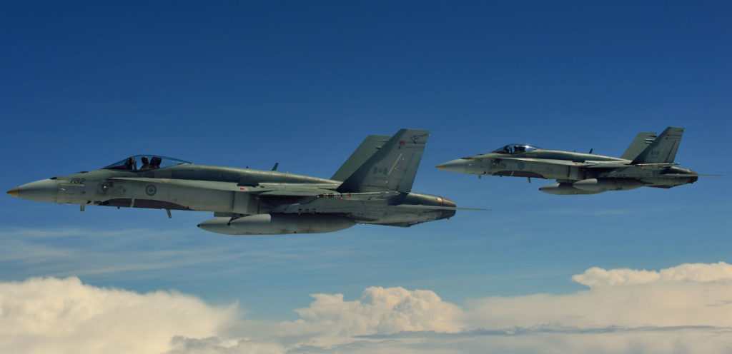The Royal Canadian Air Force will send approximately 135 personnel and four CF-188 Hornet fighter jets to Constanta, a city on the shores of the Black Sea in southeastern Romania, for a four-month mission from September to December. DND Photo