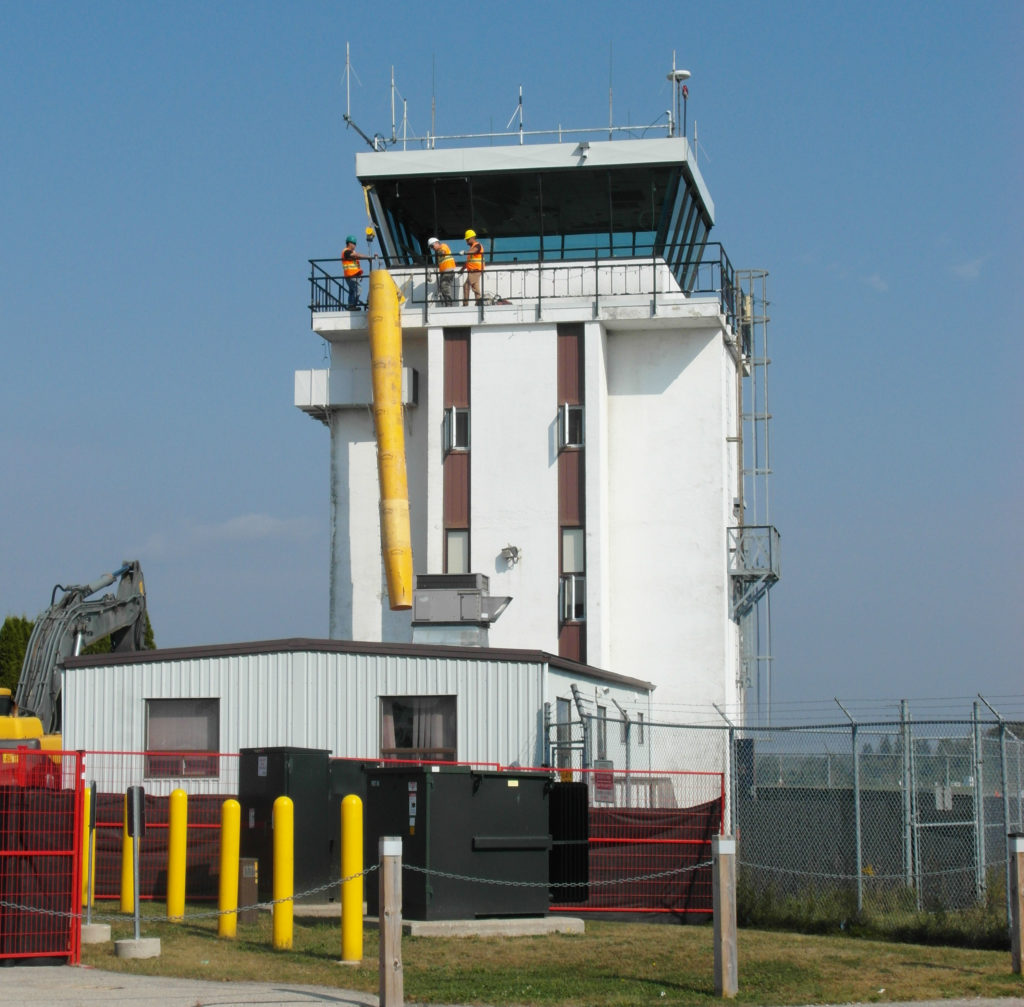 YKF's old air traffic control tower.