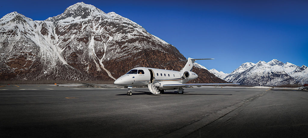 AirSprint operates across the country, with fractional owners from the Maritimes to Vancouver Island. The company boasts an all-jet fleet, including the Embraer Legacy 450, shown here. AirSprint Photo