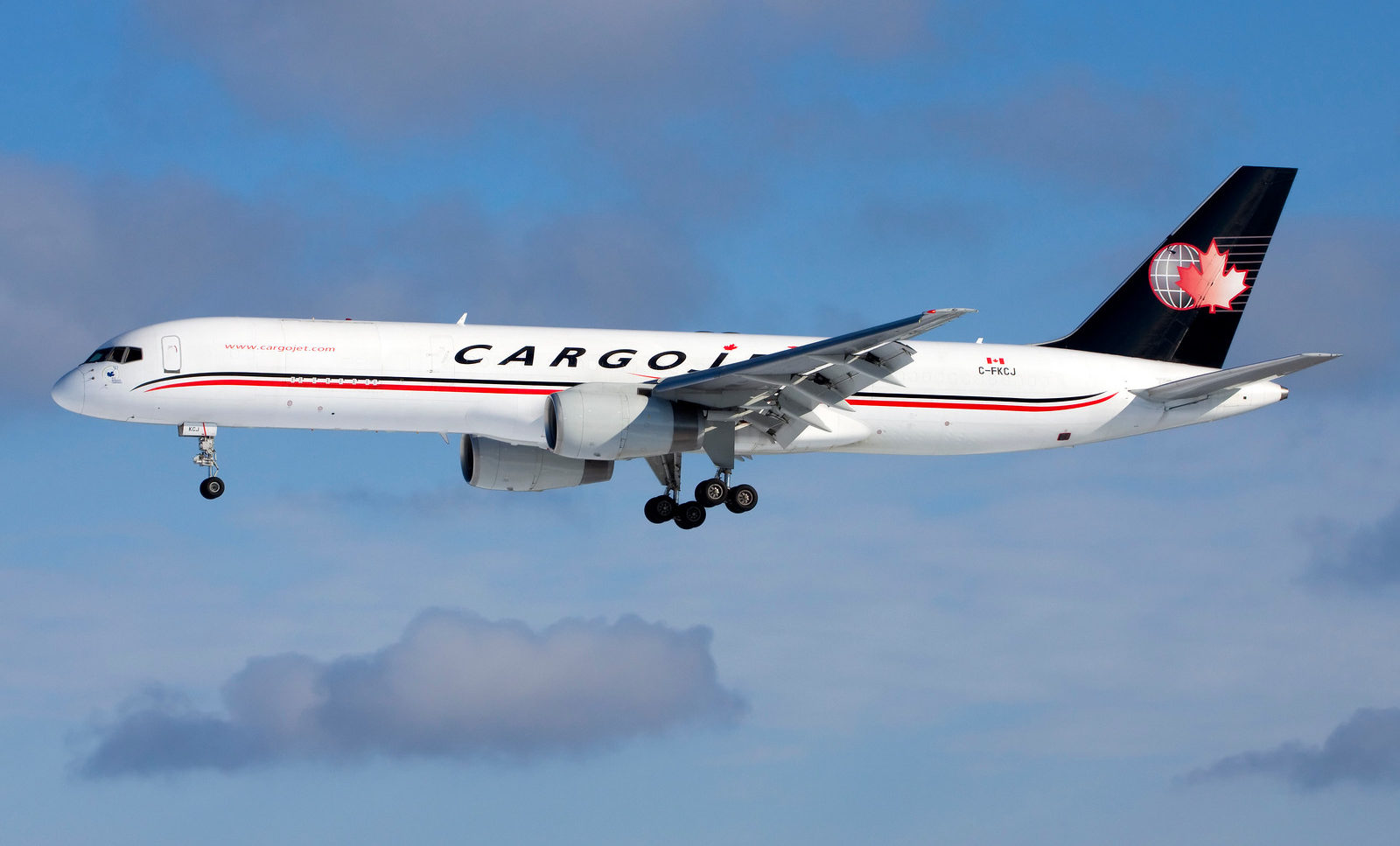 Cargojet provides overnight services to Canadians, with over one million pounds of cargo on a nightly-basis. Cargojet Photo