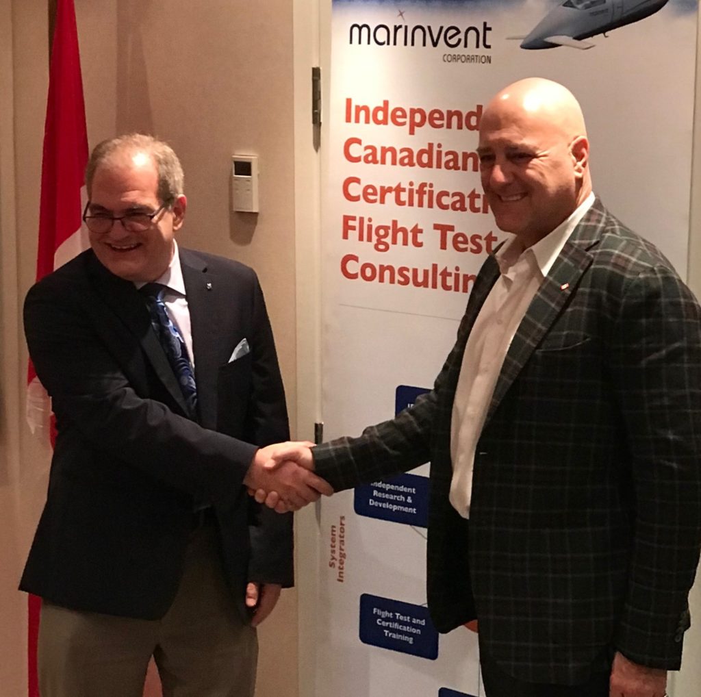 As a result of this contract award, the Government of Canada is Marinvent's launch customer for this award winning technology. Marinvent Photo