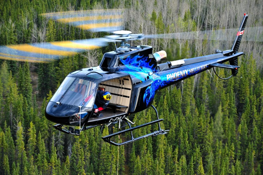 Phoenix Heli-Flight helicopter in flight