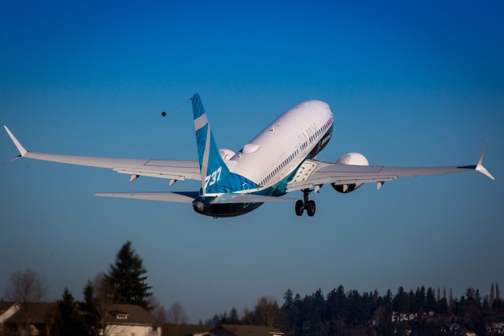 The airplane completed a successful three hour, five-minute flight, taking off from Renton Field in Renton, Wash. Boeing Photo