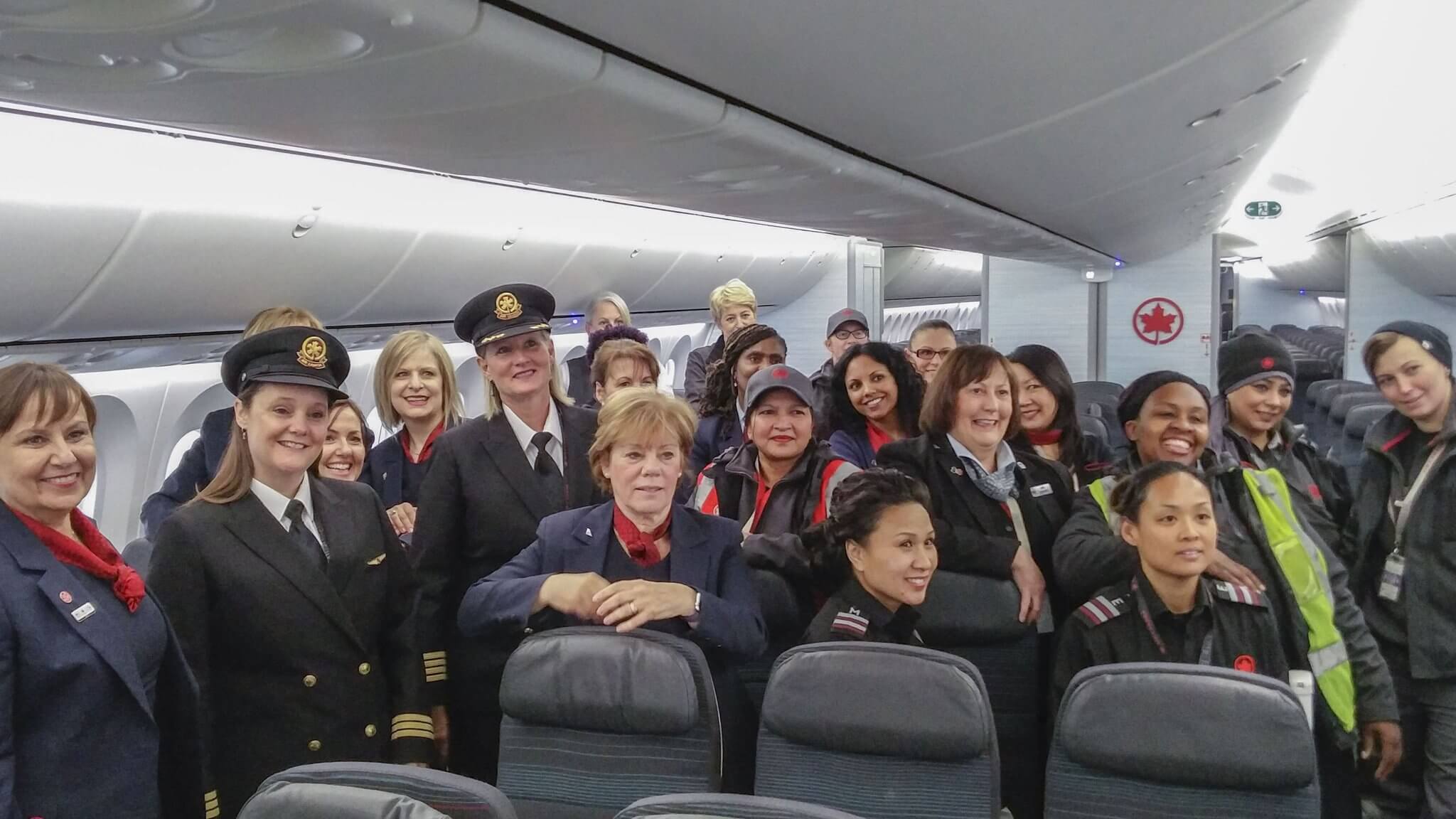 Air Canada Celebrates International Women S Day With Two All