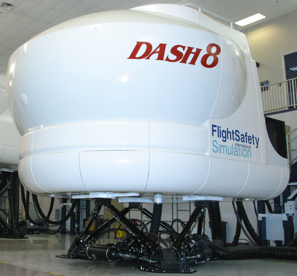 Outside view of simulator