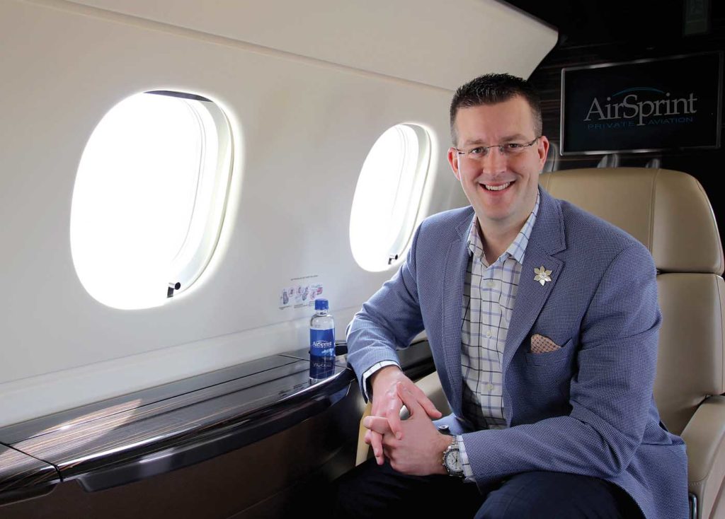 AirSprint president and COO James Elian started with the company as a first officer on the Pilatus PC-12 in 2001, and quickly rose through the ranks. AirSprint Photo