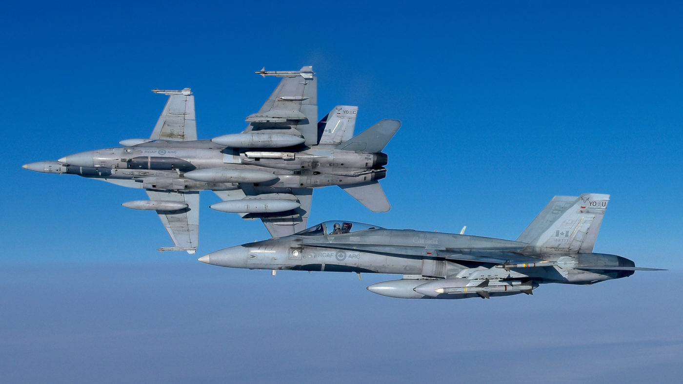 RCAF Hornets intercept Russian Su-27 Flanker - Skies Mag