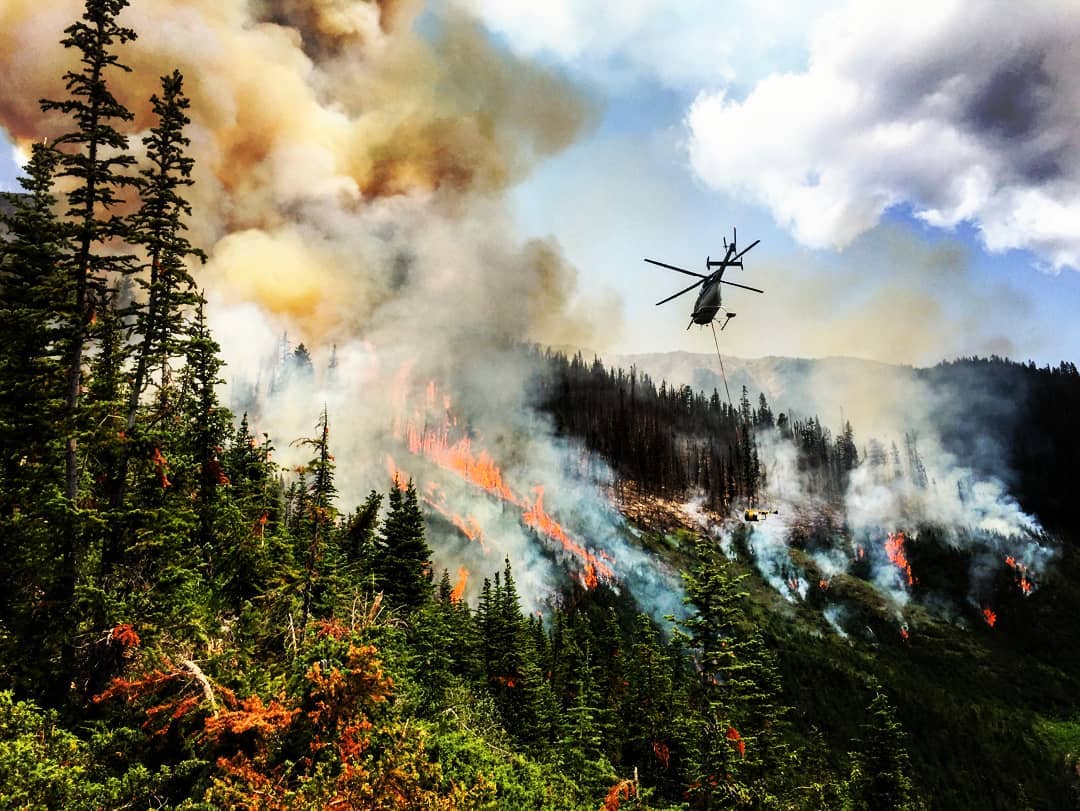 Wildfires in Canada 100+ helicopters fighting fires in B.C. as