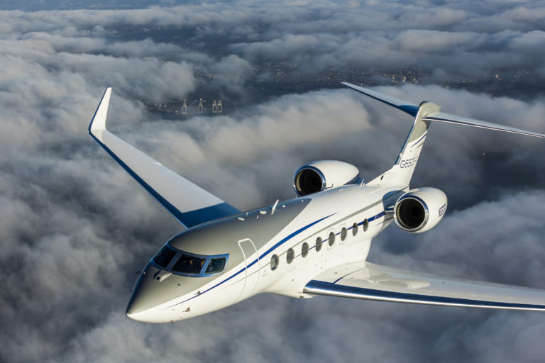 The G650ER, along with several other Gulfstream aircraft, has FAA approval for touchdown and rollout using an EFVS. Gulfstream Photo