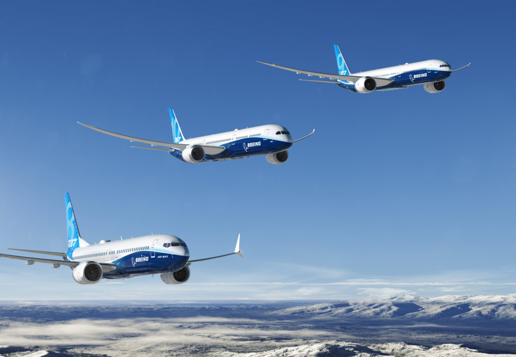 The 737 MAX family surpassed 5,000 orders in December 2018, while the 777 family exceeded 2,000 orders since its launch. Boeing Photo