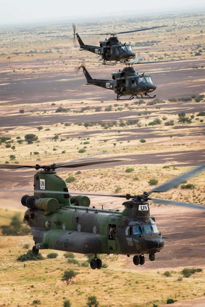 LCol Chris Morrison, commanding officer of 408 Tactical Helicopter Squadron, described Mali as 
