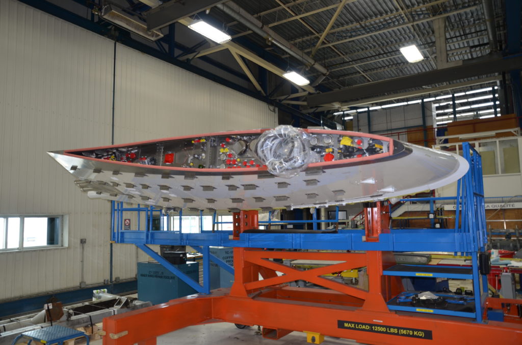 L3 MAS' work includes the design and manufacture of the engine pylon modifications and systems to integrate the test pylon with Pratt & Whitney's Boeing 747SP flying test bed. L3 MAS Photo