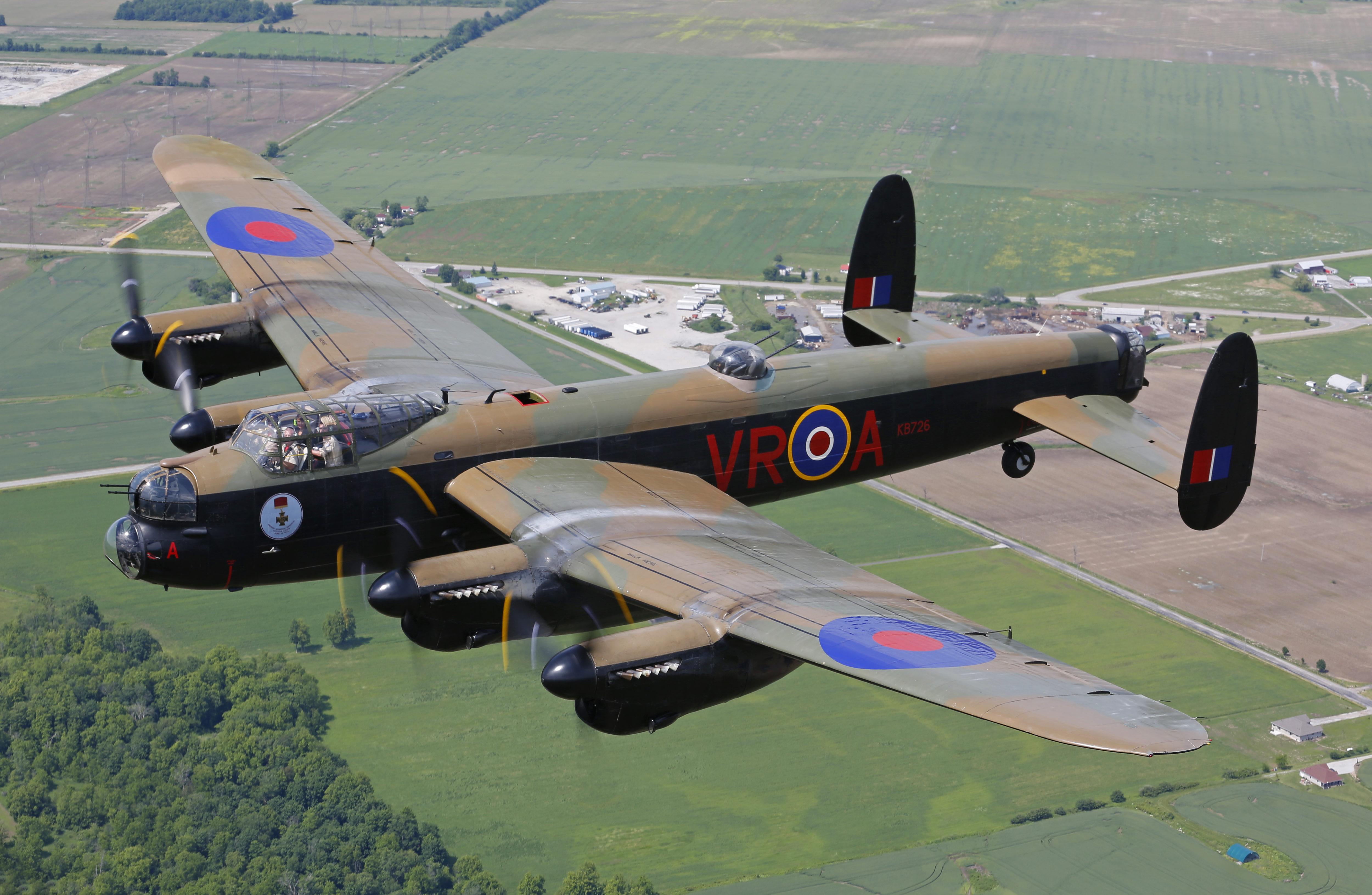 The Museum's Avro Lancaster will take part in the commemorative flypast over southwest Ontario, honouring the 75th anniversary of D-Day. Doug Fisher/CWHM Photo