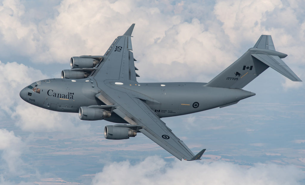 The CC-177 Globemaster is the most in-demand aircraft for the Combined Aerospace Centre's air mobility division to manage; a limited number of aircrews adds to the challenge. Rich Cooper Photo
