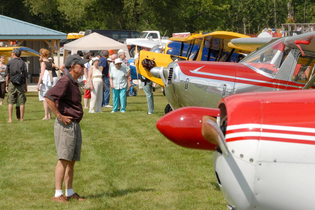 The Gathering is a rare opportunity to get up close to aircraft and talk to pilots/drivers/owners. Eric Dumigan Photo