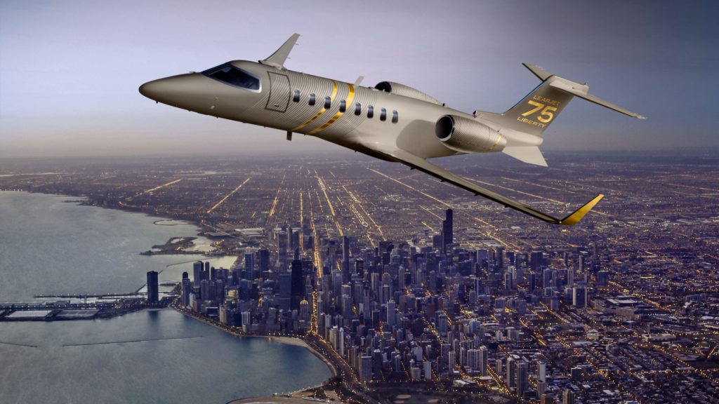 The Learjet 75 Liberty aircraft is certified to the FAA's more stringent Part 25 regulations, applicable to commercial airliners, unlike most competitors in the light jet category that are certified to Part 23 regulations. Bombardier Image
