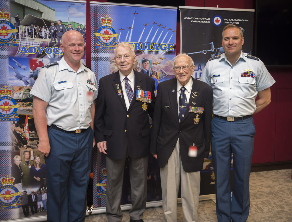 Royal Canadian Air Force and parliamentarian members meet and mingle during Air Force Day on the Hill in Ottawa, Ontario on June 4, 2019. RCAF Photo