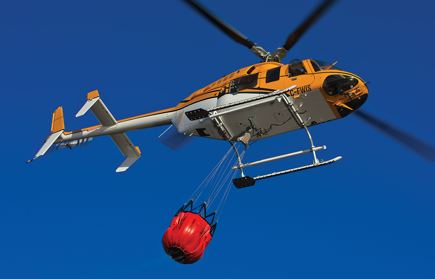 Invented and made in Canada, thousands of Bambi Buckets are used to fight forest fires around the world. Mike Reyno Photo