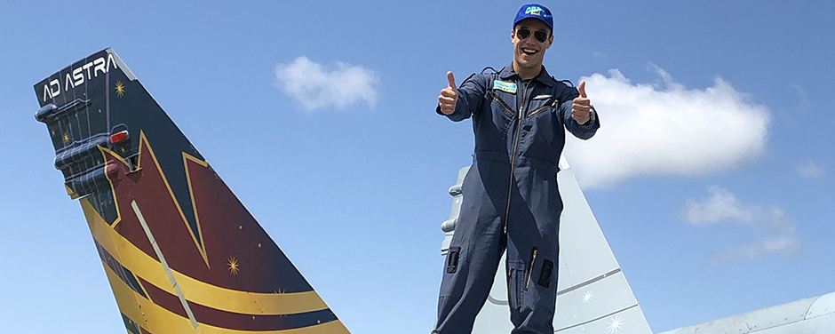 Lourens is one of just 34 cadets in British Columbia to receive a scholarship from the Department of National Defence that covers his flying lessons, and his accommodation and travel. RCAF Photo
