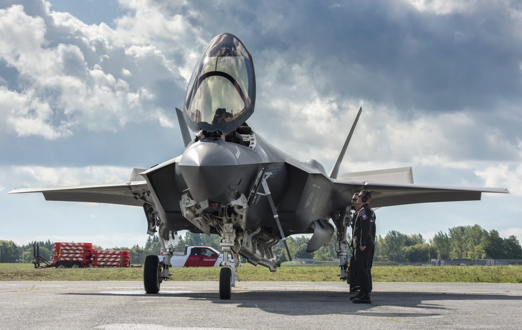 The F-35 is one of three aircraft left in Canada's Future Fighter Capability Project to replace the aging CF-188 Hornet fleet. Mike Luedey Photo