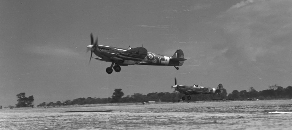 Before being posted to 401 Squadron, the British Air Ministry believed that Hokan's contribution to the war effort would be far-better employed developing the spherant design rather than flying a Spitfire. RCAF Photo